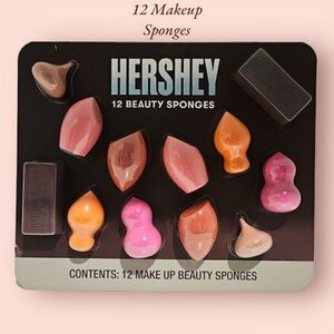 Hershey 12 Beauty Makeup Sponges